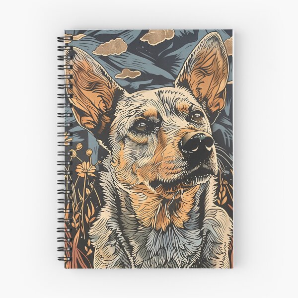Item preview, Cattle Dog in the Field designed and sold by wyntera.