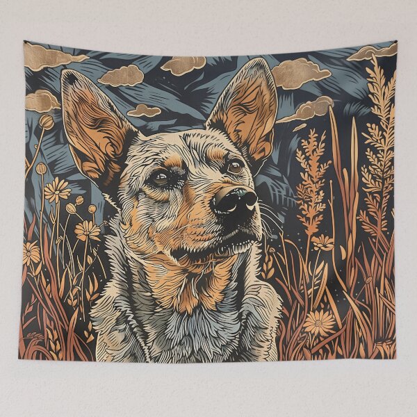 Item preview, Cattle Dog in the Field designed and sold by wyntera.