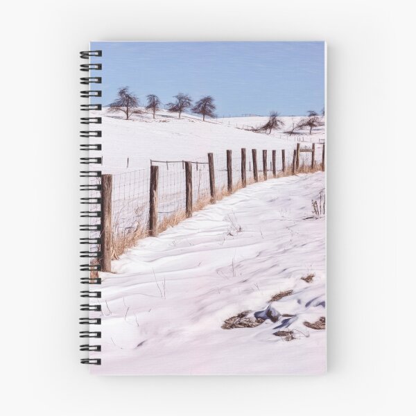 Item preview, Winter Fence Line designed and sold by Jim Love.
