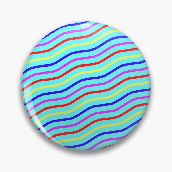 Item preview, Rainbow Crazy Series Parallel Diagonal Waves Teal LBGT designed and sold by Alchemy-A-La-G.