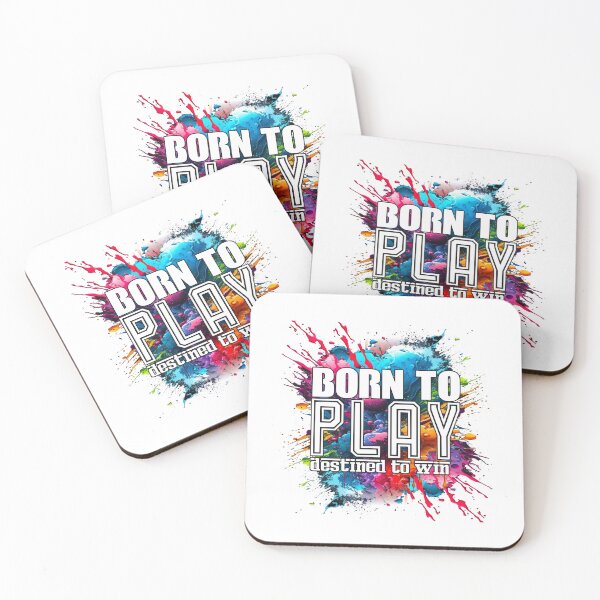Item preview, BORN TO PLAY, DESTINED TO WIN designed and sold by arteseestampas.