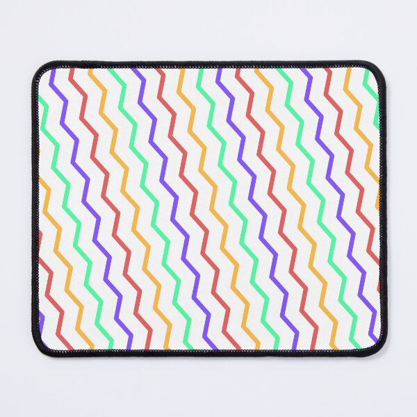 Item preview, Rainbow Crazy Series Parallel Diagonal Waves White LBGT designed and sold by Alchemy-A-La-G.