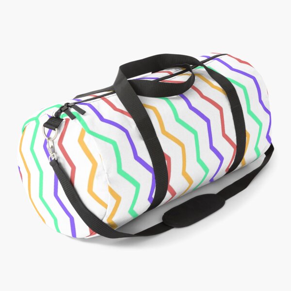 Item preview, Rainbow Crazy Series Parallel Diagonal Waves White LBGT designed and sold by Alchemy-A-La-G.