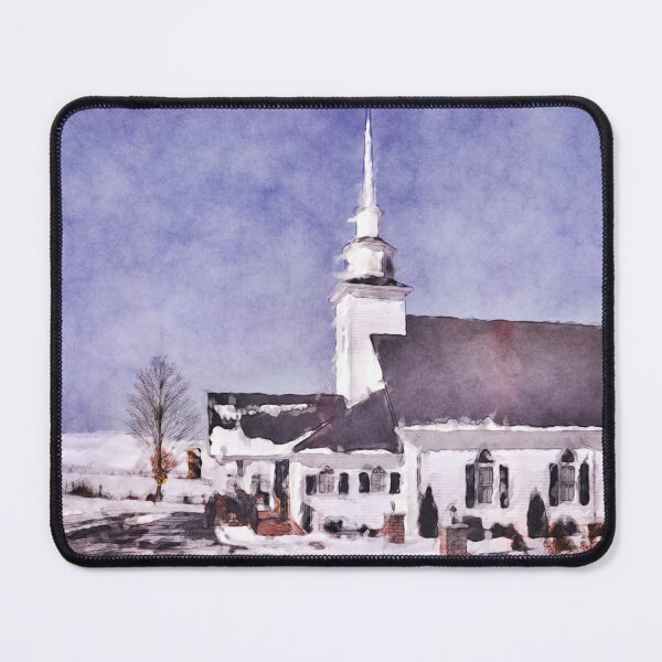 Item preview, Grosses Creek Baptist Church In Winter designed and sold by Jim Love.
