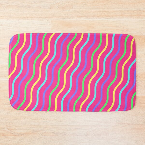 Item preview, Rainbow Crazy Series Parallel Diagonal Waves Hot-Pink LBGT designed and sold by Alchemy-A-La-G.