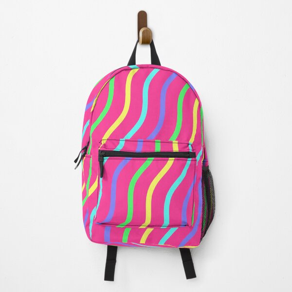 Item preview, Rainbow Crazy Series Parallel Diagonal Waves Hot-Pink LBGT designed and sold by Alchemy-A-La-G.