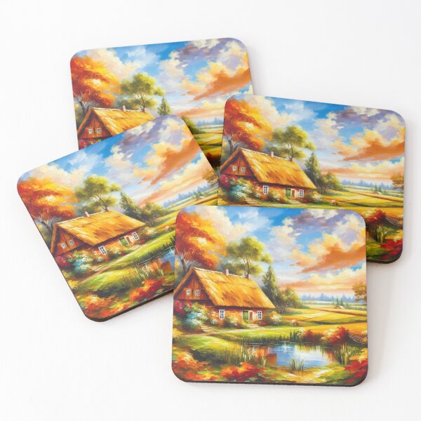 Item preview, Rural art painting designed and sold by ZeusGallery.