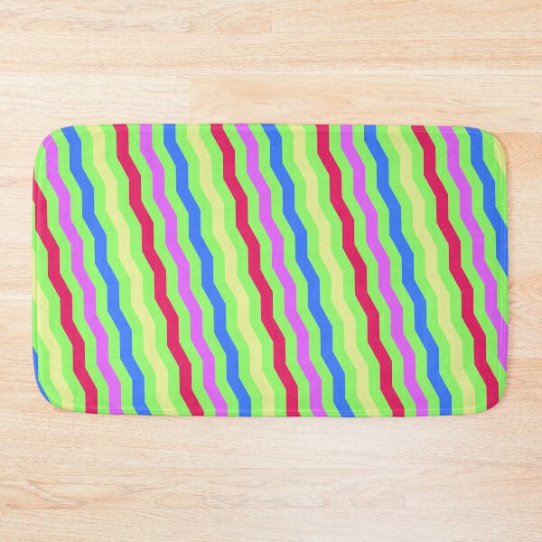 Item preview, Rainbow Crazy Series Jagged Waves Green Goddess LBGT designed and sold by Alchemy-A-La-G.