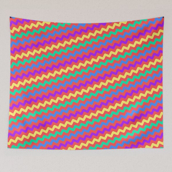 Item preview, Rainbow Crazy Series Parallel Diagonal Waves Crimson LBGT designed and sold by Alchemy-A-La-G.