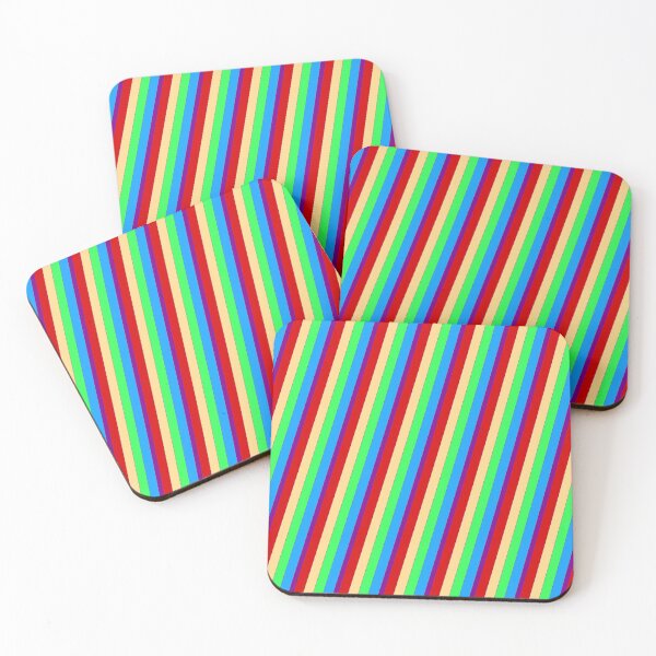 Item preview, Rainbow Crazy Series Parallel Diagonal Line Stripes LBGT designed and sold by Alchemy-A-La-G.