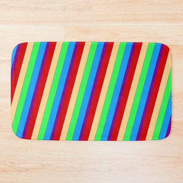 Item preview, Rainbow Crazy Series Parallel Diagonal Line Stripes LBGT designed and sold by Alchemy-A-La-G.