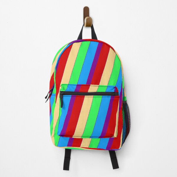 Item preview, Rainbow Crazy Series Parallel Diagonal Line Stripes LBGT designed and sold by Alchemy-A-La-G.