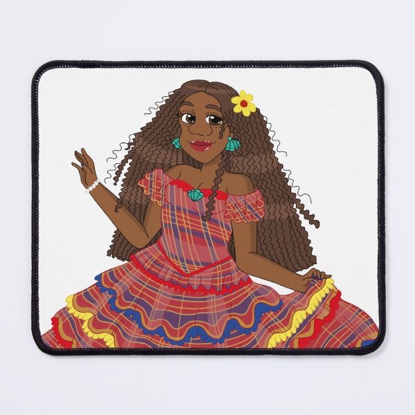 Item preview, Black Mermaid Princess - Human form designed and sold by creativewildtrain444.