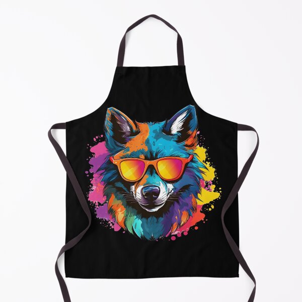 Item preview, Summer Colorful Funny Cool Gangsta Wolf Wearing Sunglasses designed and sold by Leonardo Palumbo.