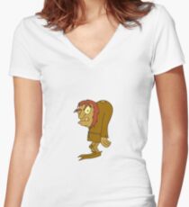 Quasimodo Women's Fitted V-Neck T-Shirt