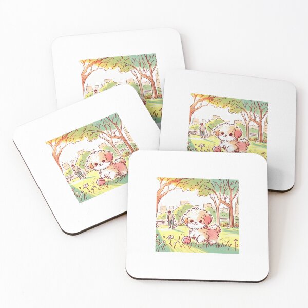 Item preview,  "Joy at the Park: Puppy in Fun" designed and sold by gabertoni.