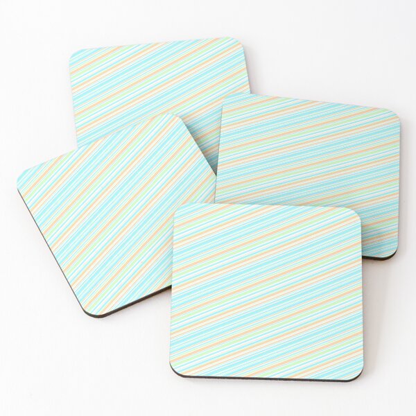 Item preview, Cool Summer Series Diagonal Stripes Forever Seamless Pattern designed and sold by Alchemy-A-La-G.