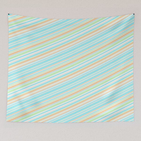 Item preview, Cool Summer Series Diagonal Stripes Forever Seamless Pattern designed and sold by Alchemy-A-La-G.