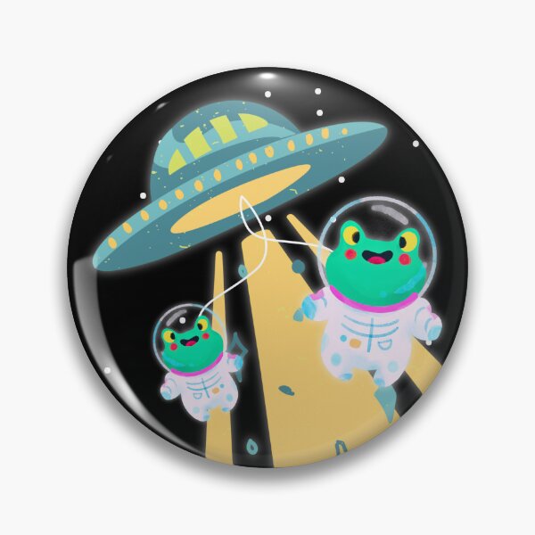 Item preview, Frog Astronauts UFO Design designed and sold by CarefulCreation.