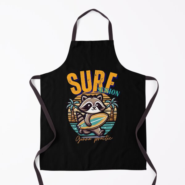 Item preview, Surf session, raccoon surfer, kawaii surfer raccoon, designed and sold by antcpjr682.