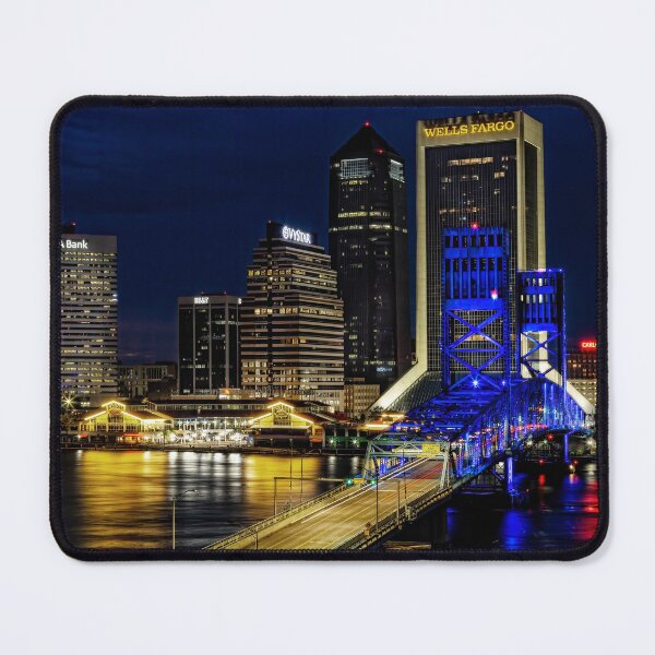 Item preview, Jacksonville Nighttime Skyline designed and sold by Kay Brewer.