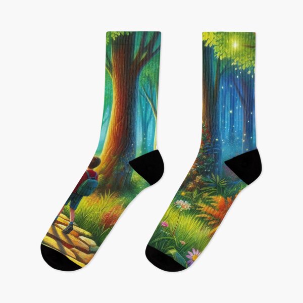 Item preview, Journey to Enchantment A Child's Path Through Magical Forest designed and sold by ArtComixHaven.