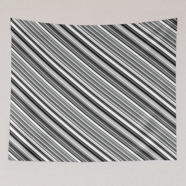 Item preview, Cool Summer Greys Diagonal Stripes Forever Seamless Pattern designed and sold by Alchemy-A-La-G.