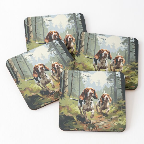 Item preview, American English Coonhounds on the Hunt (Design 2) designed and sold by Samuelsboro.