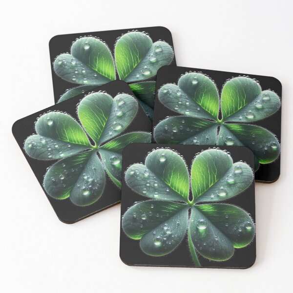 Item preview, Green Four-Leaf Clover designed and sold by Gaborai.