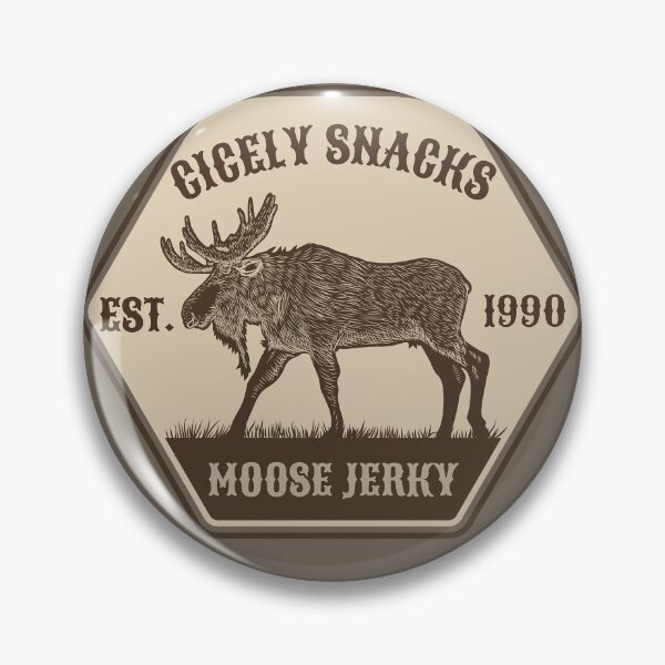 Item preview, Cicely Snacks Moose Jerky The Brick Northern Exposure Cicely Alaska designed and sold by SonnyBoyDesigns.