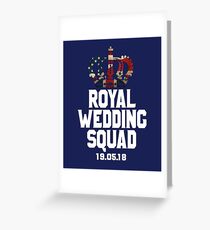 Royal Wedding Squad 2018 Prince Harry and Meghan Markle T-Shirt & Souvenirs Greeting Card