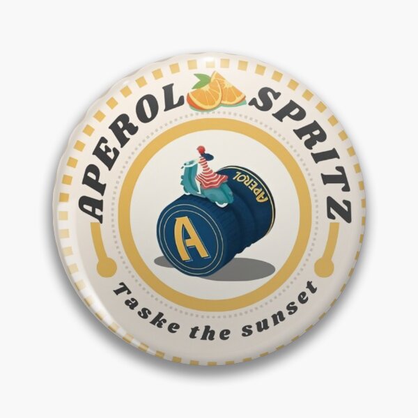Item preview, Italian Aperitivo - "It's Spritz O'clock" Aperol Spritz Design designed and sold by ROBIOBAR.