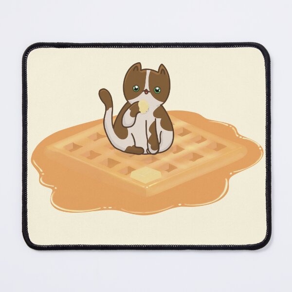 Item preview, Cute Cat Sitting on Waffle designed and sold by Catphonesoup.