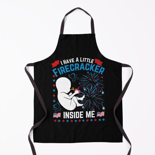 Item preview, 'I Have Little Firecracker Inside Me Pregnant 4th of July designed and sold by PrintItStudio.