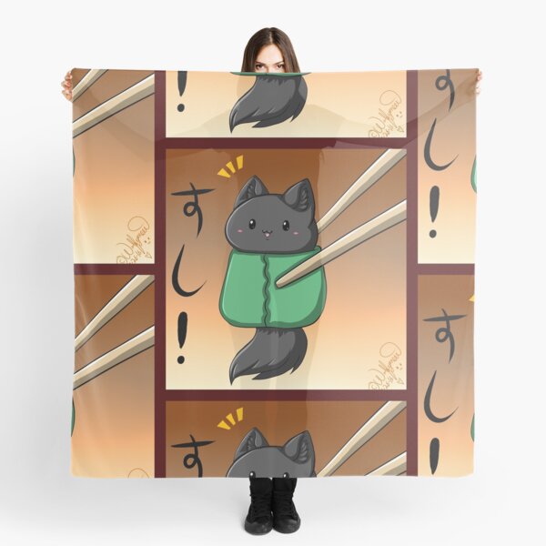 Tiny Wolfy Sushi Scarf