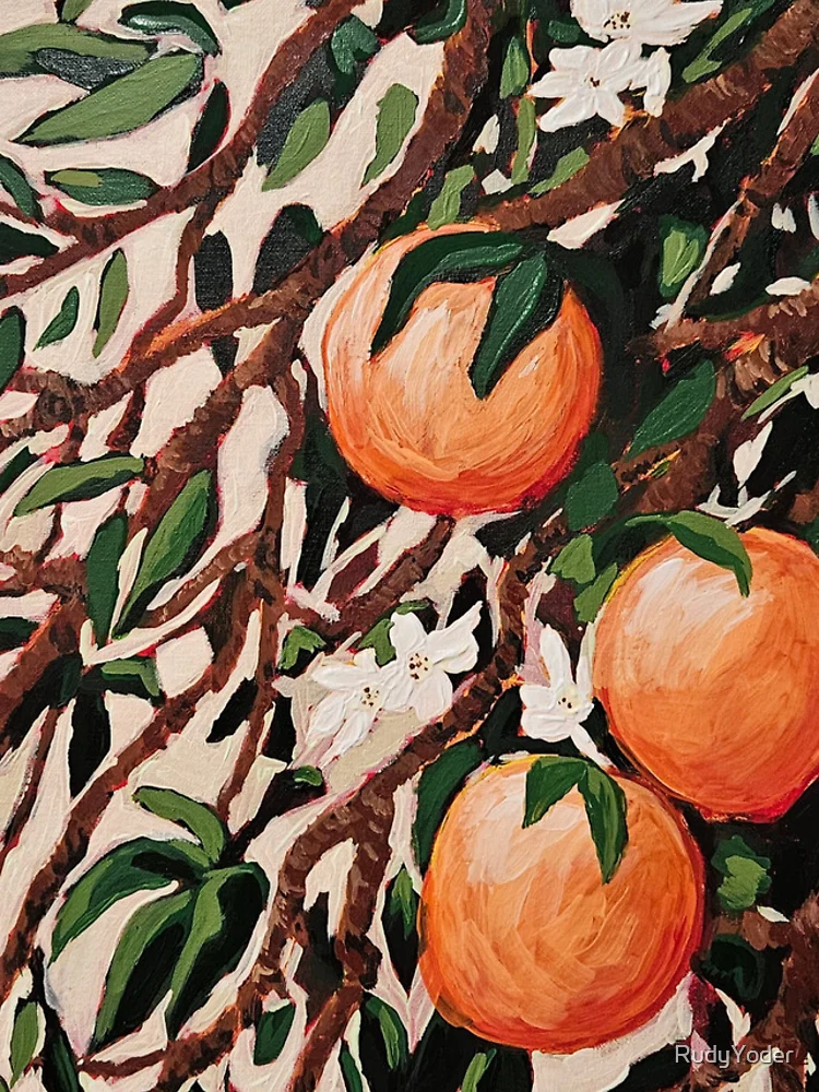 Thumbnail 5 of 5, iPhone Case, Flowering Oranges  designed and sold by RudyYoder.