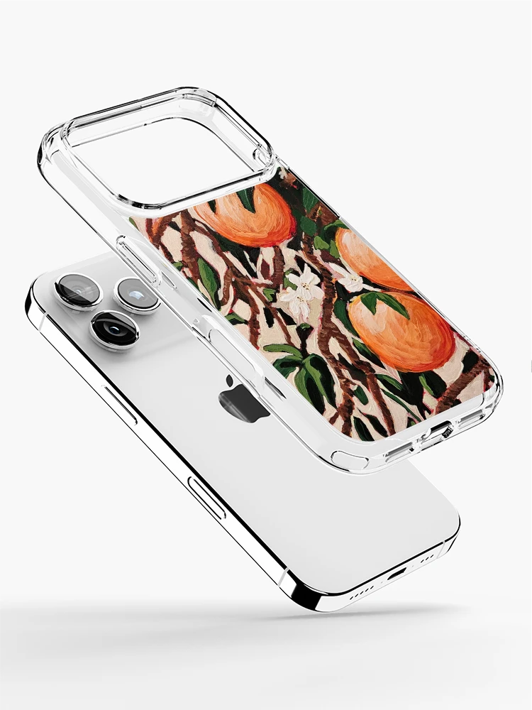Thumbnail 2 of 5, iPhone Case, Flowering Oranges  designed and sold by RudyYoder.