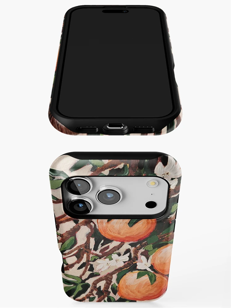 Thumbnail 3 of 4, iPhone Case, Flowering Oranges designed and sold by RudyYoder.