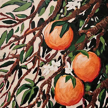 Artwork thumbnail, Flowering Oranges by RudyYoder