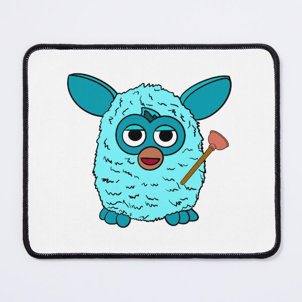 Item preview, Light Blue Plumber Furby designed and sold by Animals-by-JB.