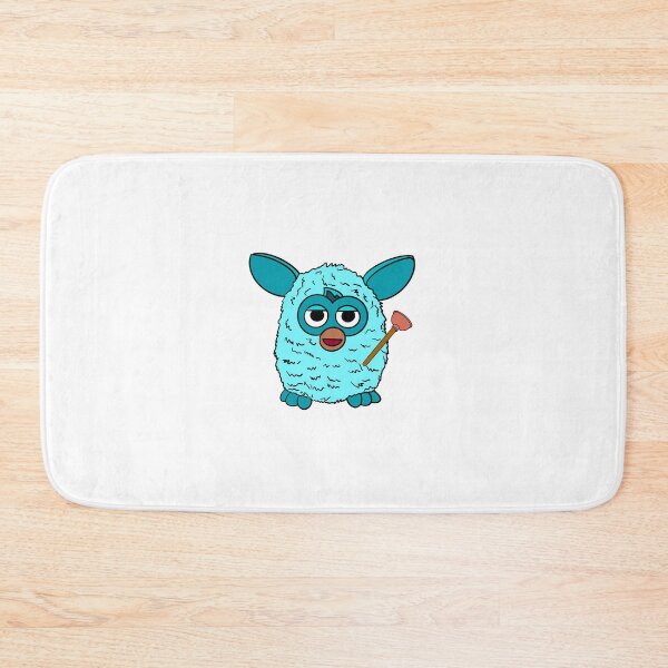 Item preview, Light Blue Plumber Furby designed and sold by Animals-by-JB.
