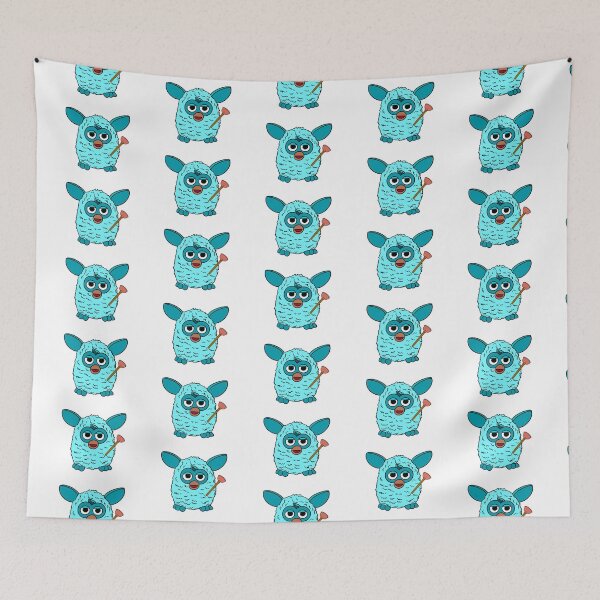 Item preview, Light Blue Plumber Furby designed and sold by Animals-by-JB.