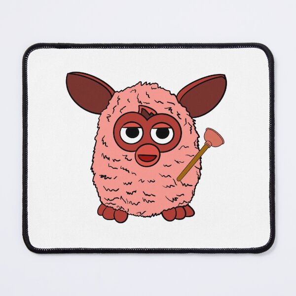 Item preview, Cherry Red Plumber Furby designed and sold by Animals-by-JB.