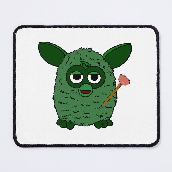 Item preview, Forest Green Plumber Furby designed and sold by Animals-by-JB.