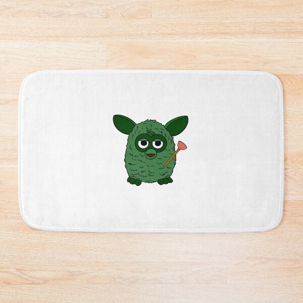 Item preview, Forest Green Plumber Furby designed and sold by Animals-by-JB.