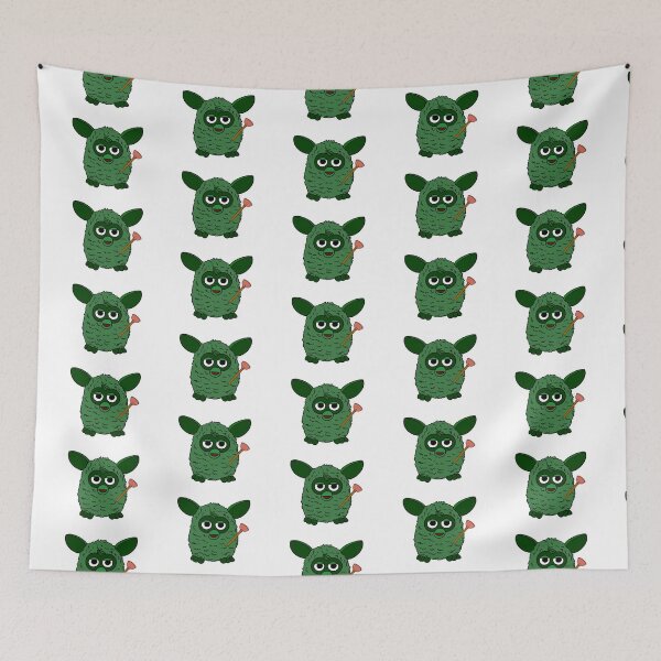 Item preview, Forest Green Plumber Furby designed and sold by Animals-by-JB.