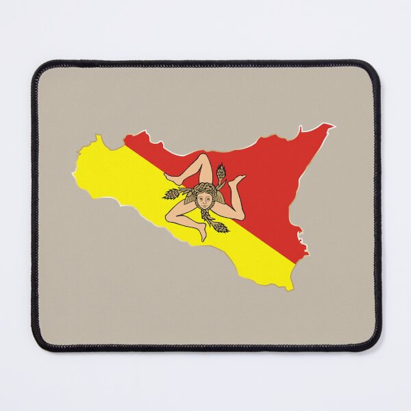 Item preview, Sicilia Triscele map designed and sold by studioss76.