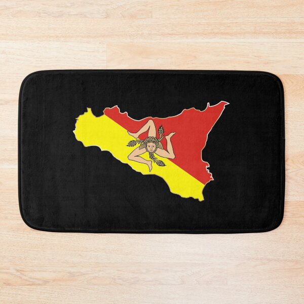 Item preview, Sicilia Triscele map designed and sold by studioss76.