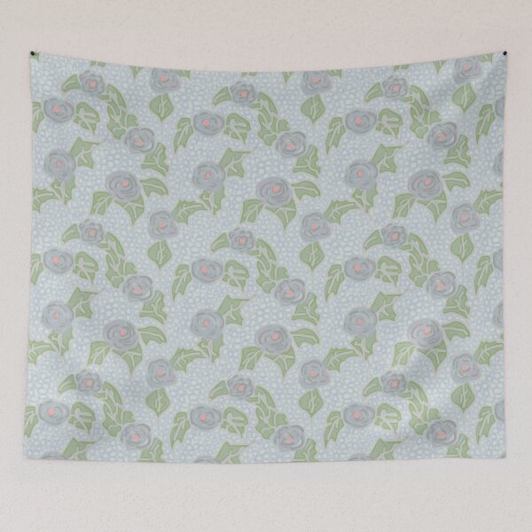 Item preview, Impressionist Hydrangeas designed and sold by RepeatCandy.