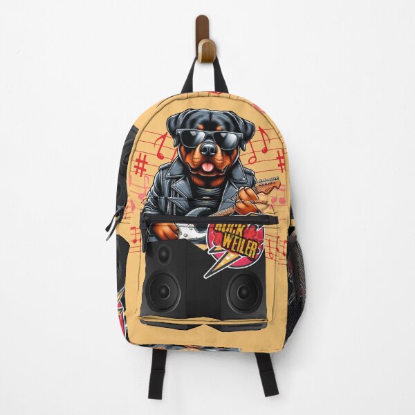 Item preview, Rottweiler dog... ROCKWEILER at rock concert designed and sold by Sublime Infinito.